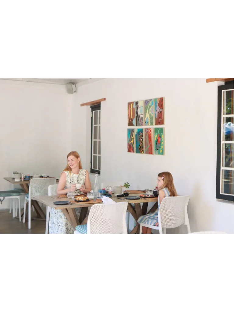 dining at old rectory hotel in plettenberg bay